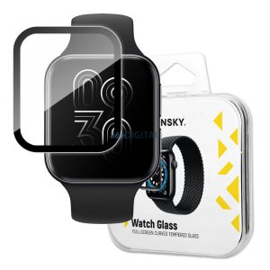 Wozinsky Watch Glass hibrid üveg Oppo Watch 41 mm fekete