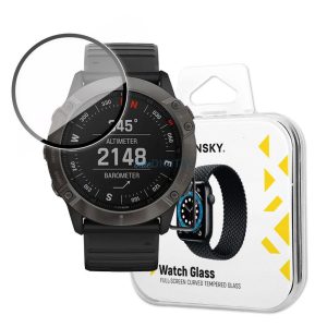 Wozinsky Watch Glass hibrid üveg Garmin Fenix 6X fekete