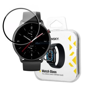 Wozinsky Watch Glass hibrid üveg Xiaomi Amazfit GTR 2E fekete