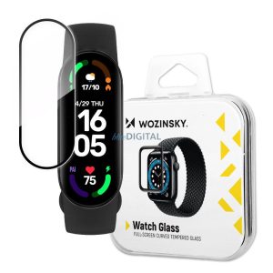 Wozinsky Watch Glass hibrid üveg Xiaomi Mi Band 6 fekete