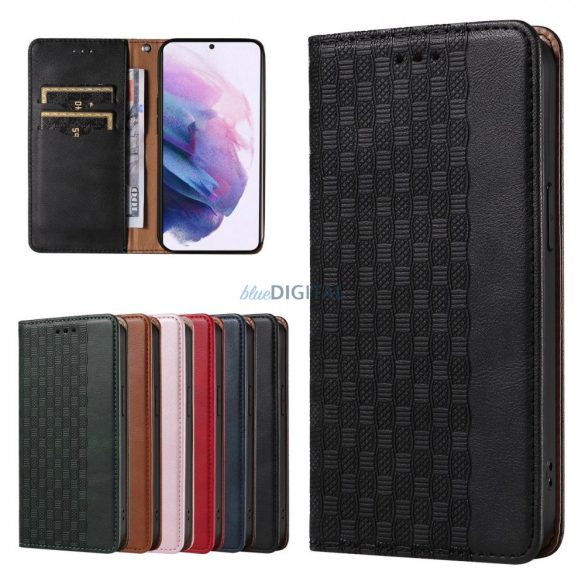 Magnet Strap Case Samsung Galaxy A23 5G Flip Wallet Mini Lanyard Állvány Fekete