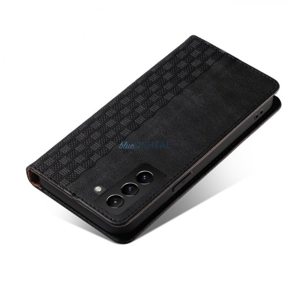 Magnet Strap Case Samsung Galaxy A23 5G Flip Wallet Mini Lanyard Állvány Fekete