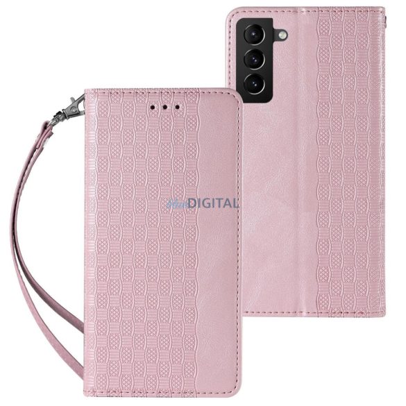 Magnet Strap tok Samsung Galaxy A23 5G - rózsaszín