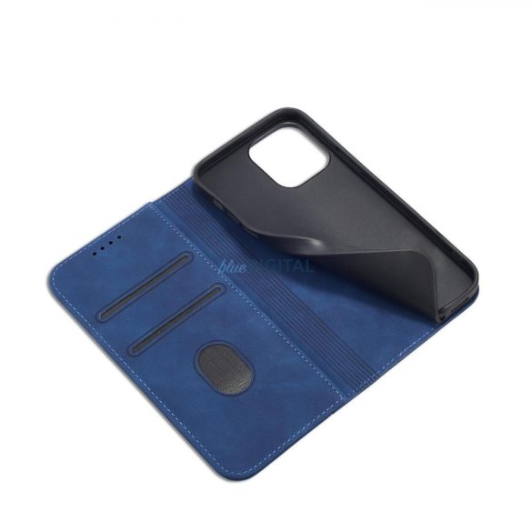 Magnet Fancy Case tok iPhone 14 Pro flip cover pénztárca állvány kék