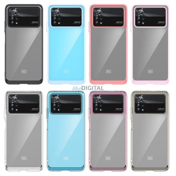 Outer Space tok Xiaomi Poco X4 Pro 5G tok rugalmas kerettel fekete