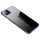 Clear Color tok TPU zselés tok fém kerettel Samsung Galaxy S22 + (S22 Plus) kék