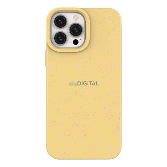 Eco Case tok iPhone 14 Plus szilikon lebomló tok sárga
