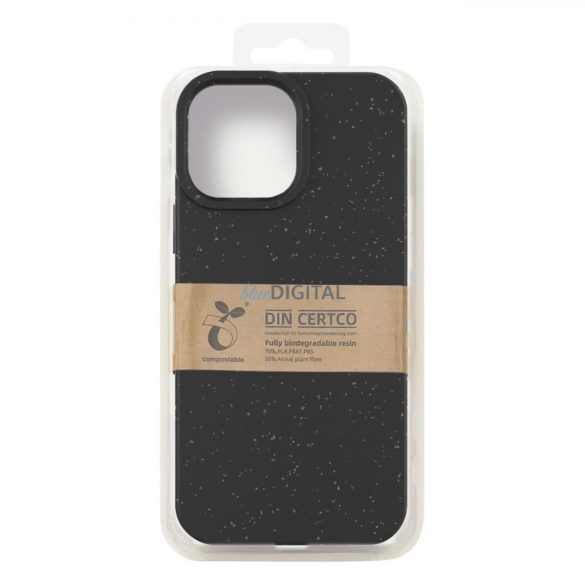 Eco Case tok iPhone 14 Pro szilikon lebomló tok fekete