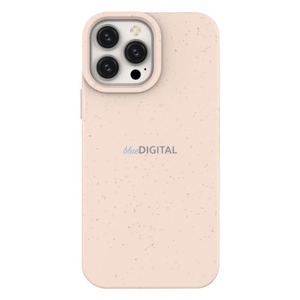 Eco Case tok iPhone 14 Pro szilikon lebomló tok rózsaszínű