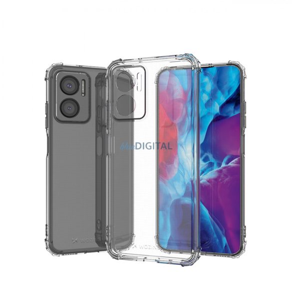 Wozinsky Anti Shock Case Xiaomi Redmi Note 11E / Redmi 10 5G / Redmi 10 Prime+ 5G / Poco M4 5G Armor Cover átlátszó