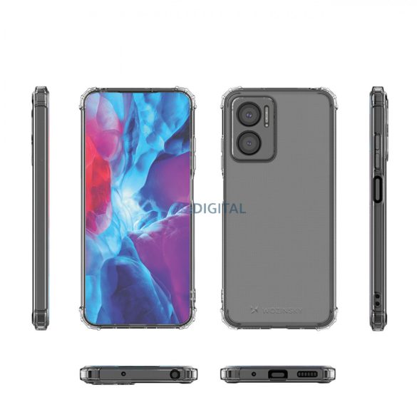 Wozinsky Anti Shock Case Xiaomi Redmi Note 11E / Redmi 10 5G / Redmi 10 Prime+ 5G / Poco M4 5G Armor Cover átlátszó