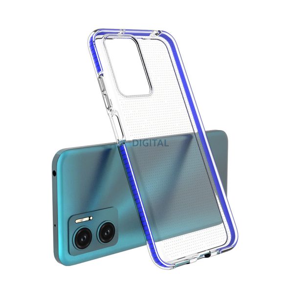 Spring Case Cover Xiaomi Redmi Note 11E /Redmi 10 5G / Redmi 10 Prime+ 5G / Poco M4 5G szilikon tok kerettel világos rózsaszínű