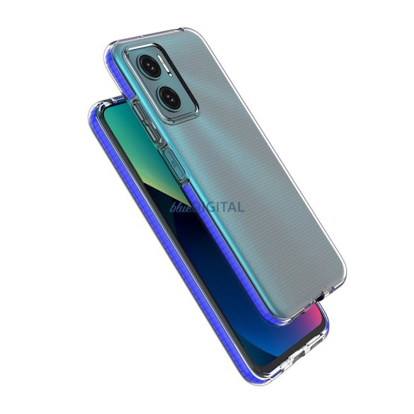 Spring Case Cover Xiaomi Redmi Note 11E /Redmi 10 5G / Redmi 10 Prime+ 5G / Poco M4 5G szilikon tok kerettel világos rózsaszínű