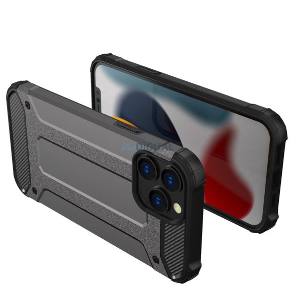 Hybrid Armor tok iPhone 14 Pro Armor hibrid tok kék