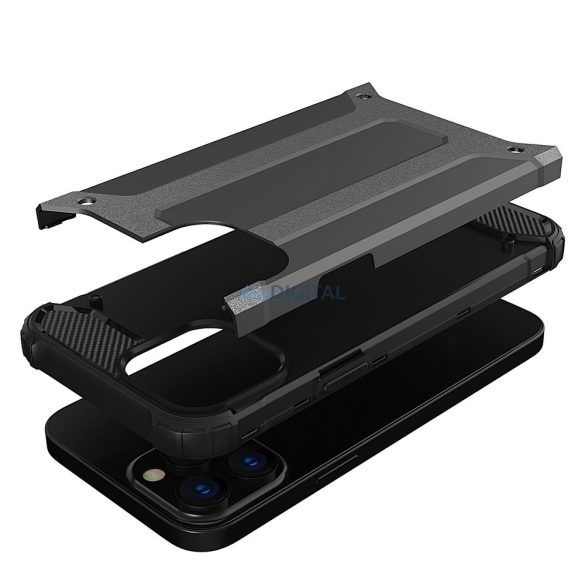 Hybrid Armor tok iPhone 14 Pro Armor hibrid tok kék