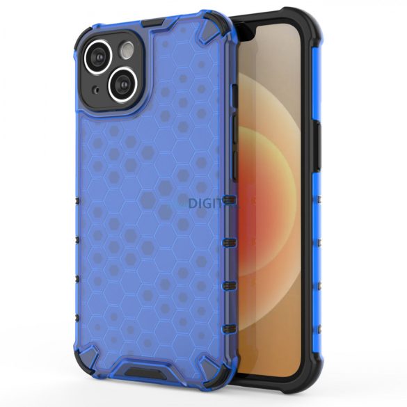 Honeycomb tok iPhone 14 Plus Armor hibrid tok kék