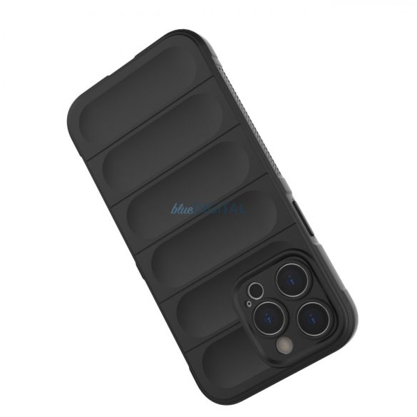 Magic Shield tok iPhone 14 Pro Max rugalmas Armor sötétkék tok