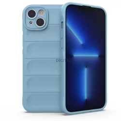   Magic Shield tok iPhone 14 Plus rugalmas Armor tok világoskék