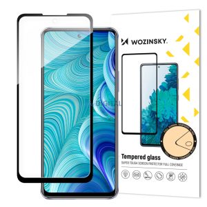 Wozinsky Full Glue Infinix Hot 11S NFC teljes képernyő edzett üveg kerettel fekete (tokbarát)