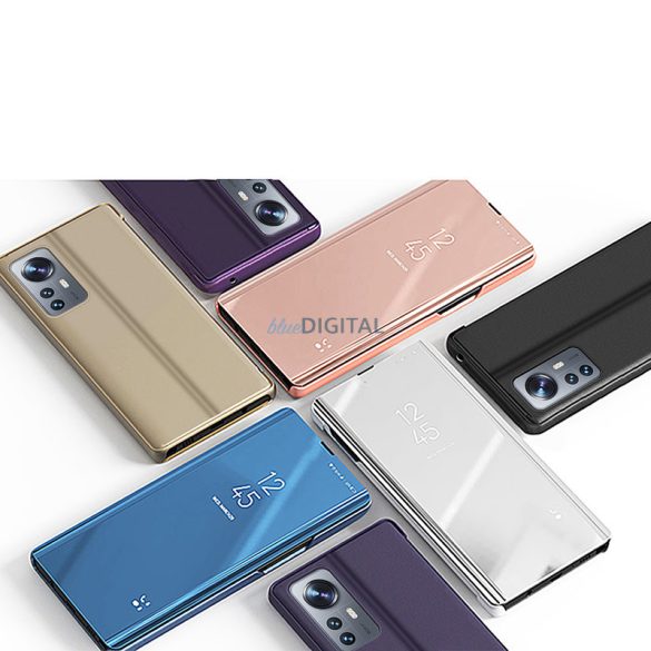 Clear View Case tok Xiaomi 12 Lite kék flip tok