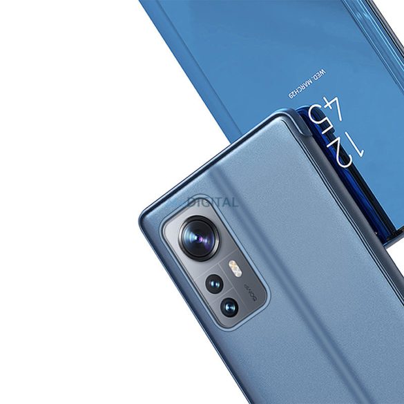 Clear View Case tok Xiaomi 12 Lite kék flip tok