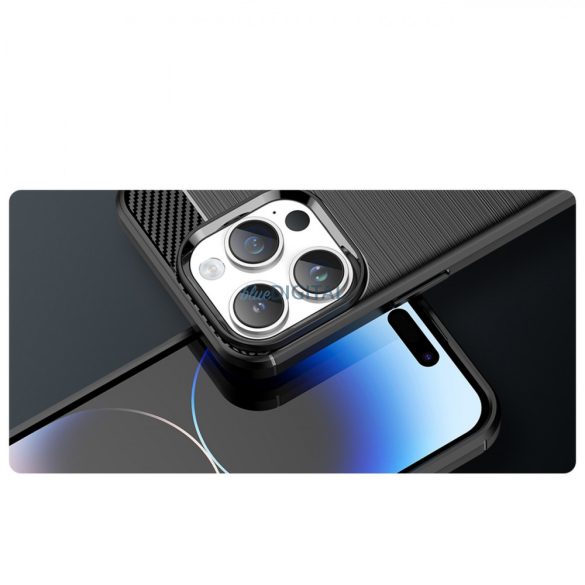 Carbon TOK IPHONE 14 PRO MAX FEKETE
