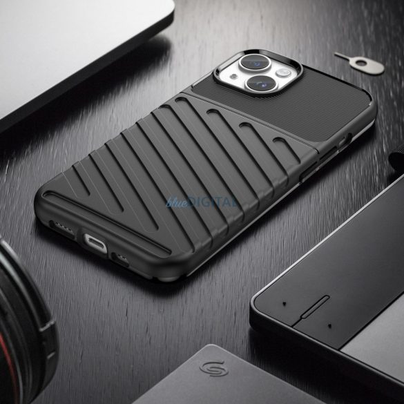 Thunder Case tok iPhone 14 Plus fekete