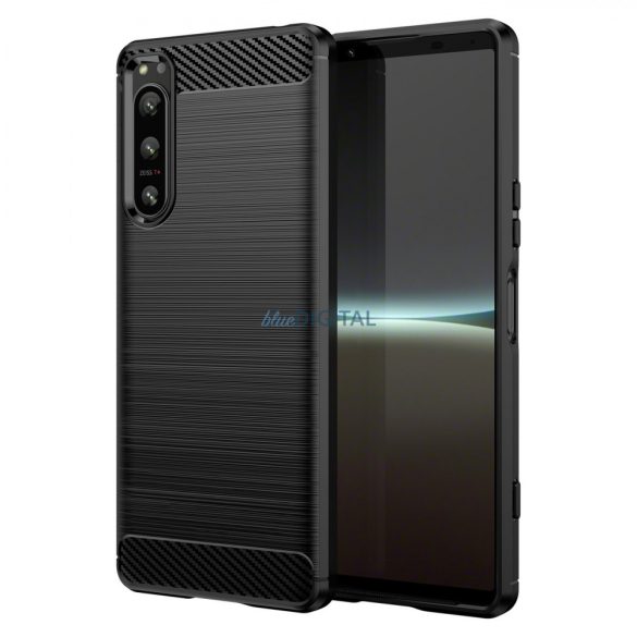 Thunder Case tok Sony Xperia 5 IV szilikon Armor tok fekete