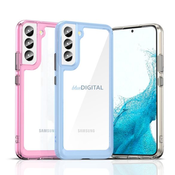 Outer Space tok Samsung Galaxy S23+ tok rugalmas kerettel kék
