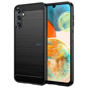 Carbon tok Samsung Galaxy A14 5G rugalmas szilikon Carbon tok fekete