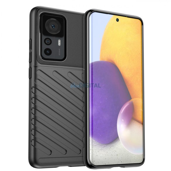 Thunder Case tok Xiaomi 12T Pro / Xiaomi 12T szilikon Armor tok fekete