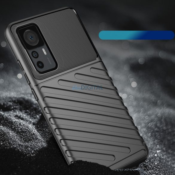 Thunder Case tok Xiaomi 12T Pro / Xiaomi 12T szilikon Armor tok fekete