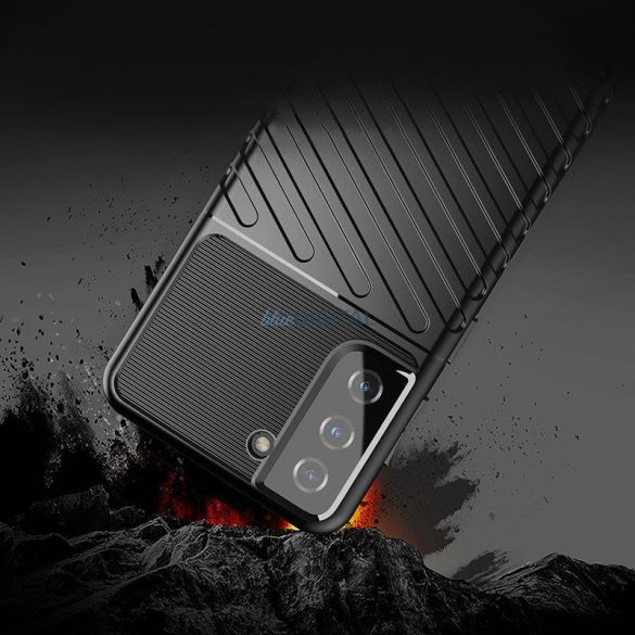 Thunder Case tok Samsung Galaxy A14 5G szilikon Armor tok fekete