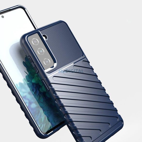 Thunder Case tok Samsung Galaxy S23+ szilikon Armor tok fekete