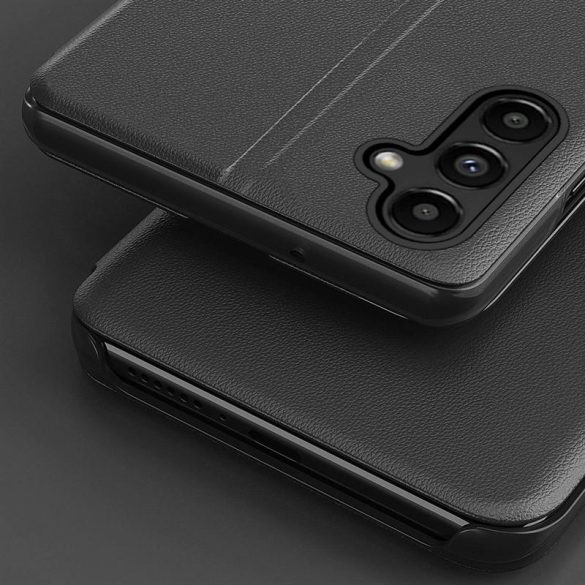 Eco Leather View Case tok Samsung Galaxy S23 flip stand kék