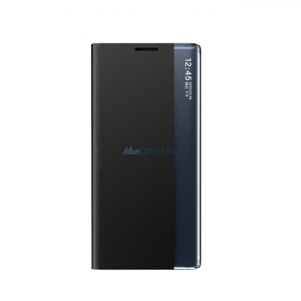 New Sleep Case Samsung Galaxy Samsung Galaxy S23 Ultra tok flip állvány fekete