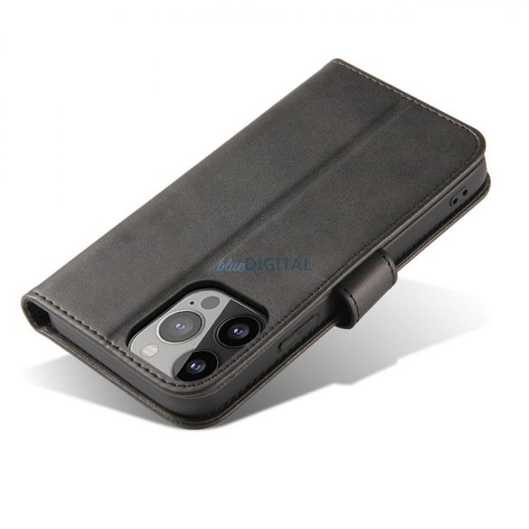Mágneses tok Samsung Galaxy A34 5G tok flip pénztárca állvány fekete