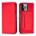 Magnet Card Case Samsung Galaxy S23+ mágneses flipes tok pénztárcával, állvánnyal, piros