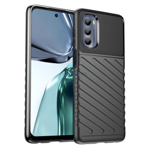 Thunder Case Motorola Moto G62 5G szilikon Armor tok fekete