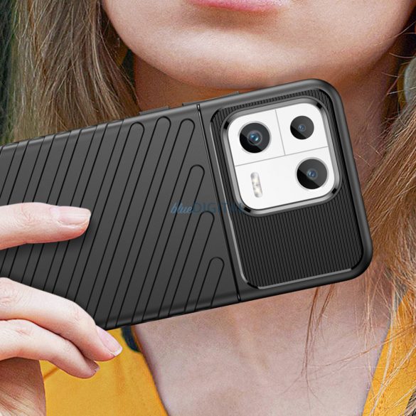 Thunder Case tok Xiaomi 13 szilikon Armor tok fekete