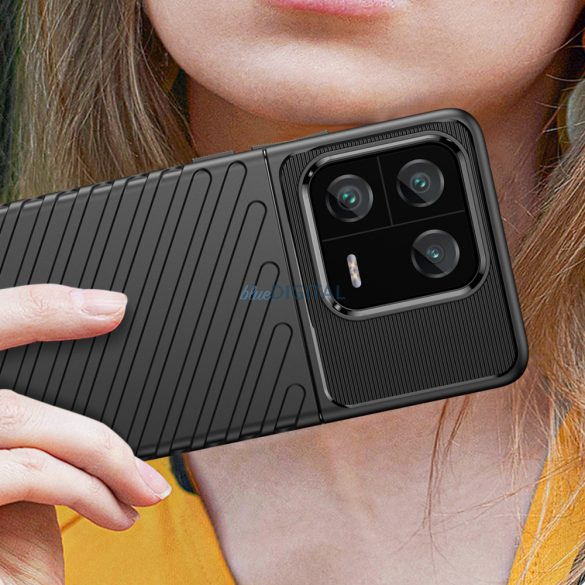 Thunder Case tok Xiaomi 13 Pro szilikon Armor tok fekete