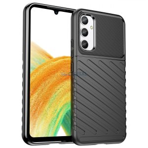 Thunder Case tok Samsung Galaxy A34 5G szilikon Armor tok fekete