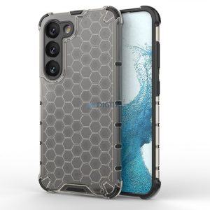 Honeycomb tok Samsung Galaxy S23 Armor hibrid tok fekete