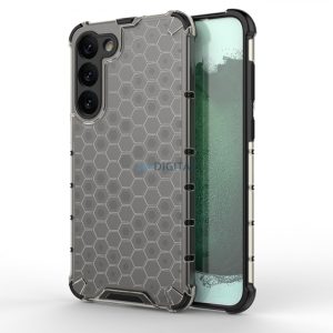 Honeycomb tok Samsung Galaxy S23+ Armor hibrid tok fekete