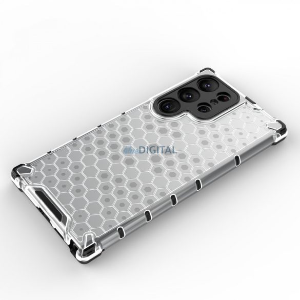 Honeycomb tok Samsung Galaxy Samsung Galaxy S23 Ultra Armor hibrid tok kék