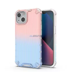   Ombre Protect tok iPhone 14 Plus Armor tok rózsaszín és kék