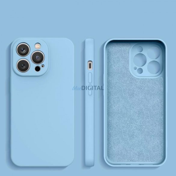 Szilikon Case Samsung Galaxy A14 5G / Galaxy A14 szilikon tok világoskék