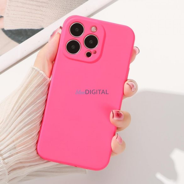 Szilikon Case Samsung Galaxy A14 5G / Galaxy A14 szilikon tok világoskék