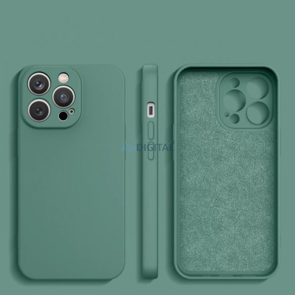 Szilikon Case Samsung Galaxy A14 5G / Galaxy A14 szilikon tok zöld