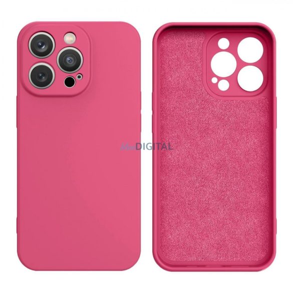 Szilikon Case Samsung Galaxy S23 Ultra szilikon tok rózsaszín